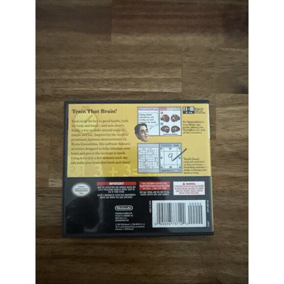 BRAIN AGE Train Your Brain In Minutes A Day 2006 Nintendo DS Game 100% Complete! - Picture 2 of 7
